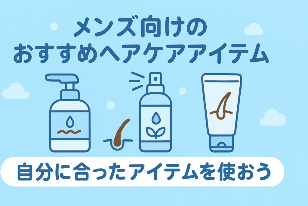 メンズ向けのおすすめヘアケアアイテム