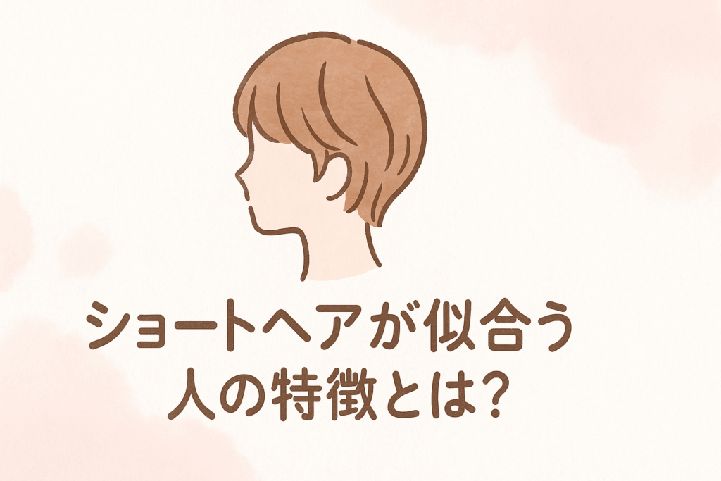 ショートヘアが似合う人の特徴とは?
