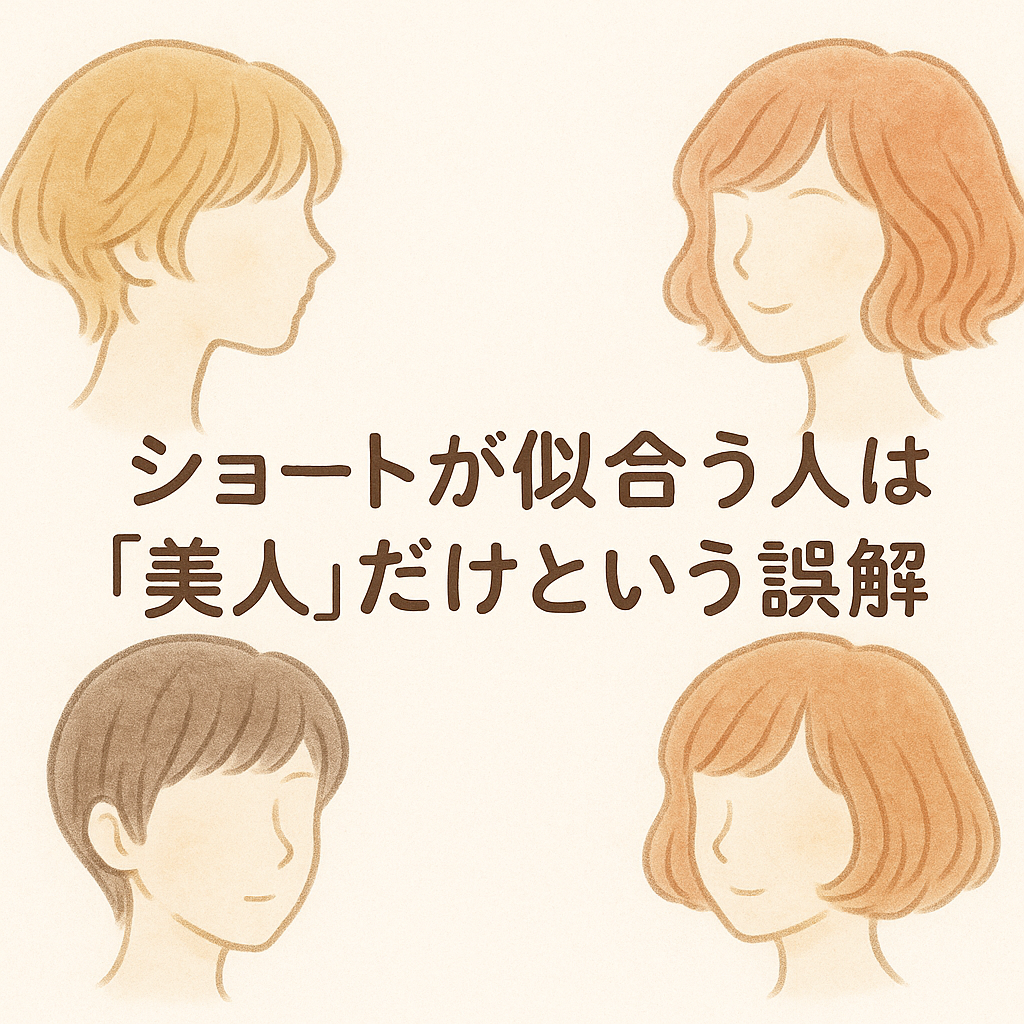 ショートが似合う人は「美人」だけという誤解