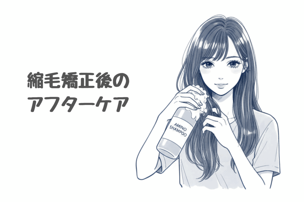 縮毛矯正後のアフターケア｜チリチリ髪をより美しく保つ方法