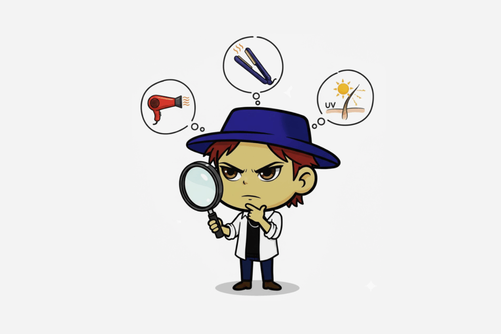 あなたの髪が傷む主な原因を徹底チェック