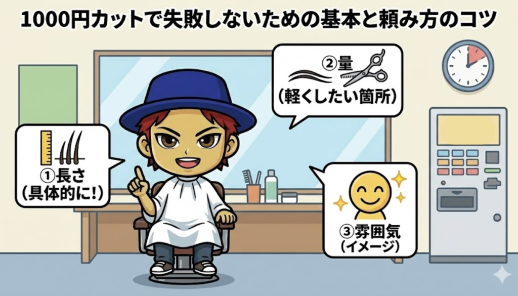 1000円カットで失敗しないための基本と頼み方のコツ